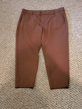 Liverpool Brown Cropped Pants